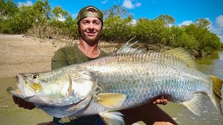 Barramundi Fishing Remote Australia  We Catch Monster Barramundi [upl. by Barolet]