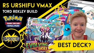 Tord Reklevs BDIF Rapid Strike Urshifu VMAX Deck With Melony Pokemon TCG [upl. by Glassman97]