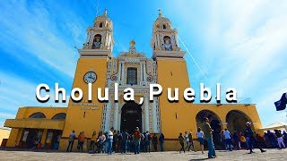 Visitando Cholula Puebla  Pueblo Mágico  Un día con viajando [upl. by Dahsra]