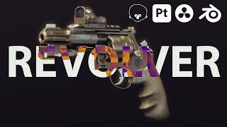 Revolver Animation  Marmoset Render [upl. by Assenal623]