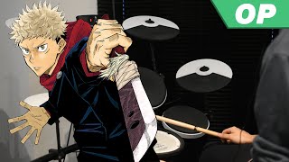 Jujutsu Kaisen OP 【Kaikai Kitan 廻廻奇譚】by Eve  Drum Cover [upl. by Ellicul]