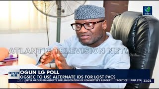 Ogun LG Poll OGSIEC to use alternate IDs for lost PVCs [upl. by Uaeb]