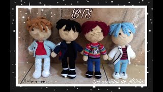 BTS amigurumi  BTS tejidos [upl. by Ivgnout]