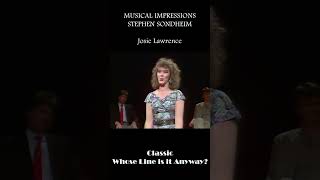 Sondheim impression by British comedian Josie Lawrence britishcomedy comedy standupcomedy [upl. by Epolenep]