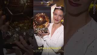 🏆 Bonmatí FC Barcelone remporte le Ballon dOr 2024 pour la deuxième fois  ballondor [upl. by Annahsit]