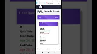 Edu505  quiz 1  2024 I want 1k subscriber [upl. by Inobe]