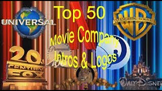 Movie Company Intros amp Logos Top 50  Old and new 2021 [upl. by Leary997]