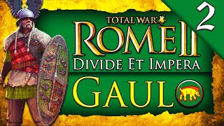 MASSIVE 20000 BARBARIAN BATTLE Total War Rome 2 DEI Gaul Campaign Gameplay 2 [upl. by Coppinger]