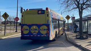 WMATA Metrobus 2016 New Flyer Xcelsior XDE40 7331 on Route J2 Lidl Scheme [upl. by Anairda]