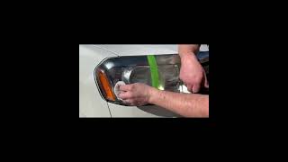 The cheapest method to remove Scratches from the car lights using toothpaste at home  polishing [upl. by Amo]