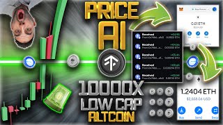 PRICE AI SUPER EARLY 10000X POTENTIAL INSANE UNDERVALUED BASE AI ALTCOIN THAT AUTO PAYS YOU ETH [upl. by Sebastian]