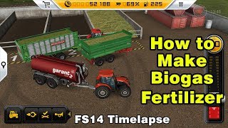 Fs14 Farming Simulator 14  Biogas Plant Timelapse 38 [upl. by Sofer]