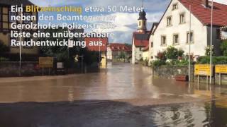 Michelau versinkt nach Unwetter im Schlamm [upl. by Collar]