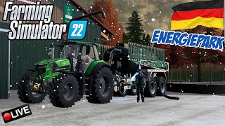 DIKKE JAVA GREEN DEUTZ IN DE MEST Farming Simulator 22 MP EnergiePark [upl. by Airetal]