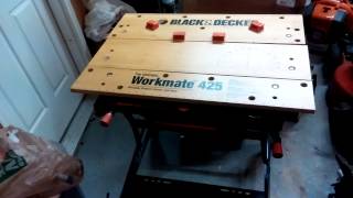 BLACK AND DECKER WORKMATE 425Portable Project Center [upl. by Ronym]