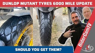 Dunlop Mutant  The Crossover Tyres  Update after 6000 Miles  In The Wet [upl. by Aiksas]