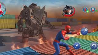 Rhino vs Spiderman 😱 The amazing spiderman 2 [upl. by Helenka]