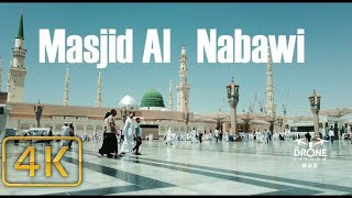 Masjid Al Nabawi 4K l The Drone Life PK [upl. by Kadner]