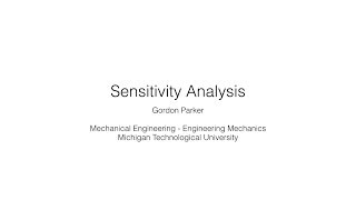 Sensitivity Analysis [upl. by Eaver246]