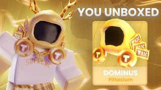 I Won The 1 Dominus TWICE On Bloxclash [upl. by Niles]