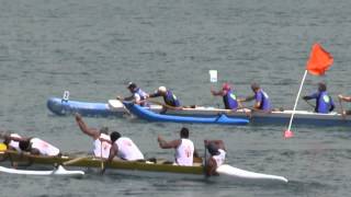 TPOTI Waka ama Sprints Tarawera OCC mens Turns [upl. by Ahseihs]