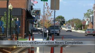 Downtown Ladysmith street project nears completion nonprofit thrift store and food bank also set to [upl. by Nie]