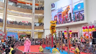 Summarecon Mall Bekasi  Atraksi Barongsai Tonggak Dharmapala Lion Dance 2024 [upl. by Aynosal997]