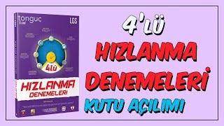 8Sınıf 4’lü Hızlanma Denemeleri Kutu Açılımı [upl. by Bebe]