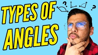 Types of Angles  4th Grade  Obtuse Acute Right amp Straight Angles  Math Tutorial [upl. by Ahsikym]