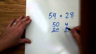 Expanded formdecomposing 2 digit addition [upl. by Craner698]