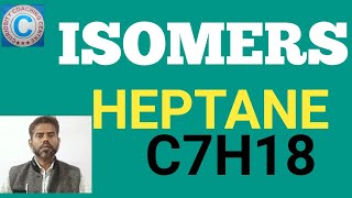 ISOMERS OF HEPTANE C7H16 CARBON AND ITS COMPOUNDS  CBSE X CHEMISTRY  HEPTANE ISOMERS [upl. by Farmann45]