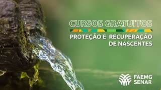 Cultivando o Saber  Cursos de Proteção de Nascentes [upl. by Lebasi]