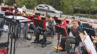 Farmington concert band at the Franklin Cider Mill 004 [upl. by Ayote]