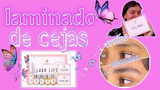 laminado de cejas 😌FACIL Y RAPIDO 😍 KID de LASH LIFT 😍 [upl. by Glaser]