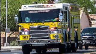 Goodyear Fire Dept Engine 185 Responding [upl. by Aronow]