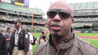 MC Hammer interview  Oakland As Bobblehead Day [upl. by Yolanda]