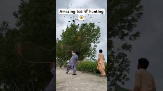 Amazing bat hunting 🦇😱 farming hunting entertainment shorts viralshorts youtubeshorts [upl. by Klein]