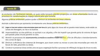 089 Questão 32 do Vestibulinho 2ºsem2022 da ETEC [upl. by Tennos]