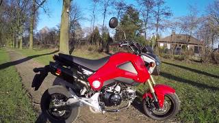 HONDA MSX 125 Grom Walkaround City amp Highway Riding  Full Akrapovic Exhaust [upl. by Senoj538]