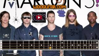 Maroon 5 Maps Bass Cover Lesson [upl. by Nyvar231]