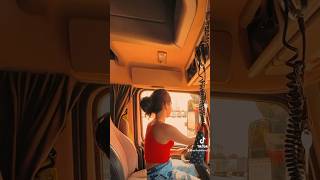 Female Venezuelan Truck Driver trucktok truckingcouple love [upl. by Reggi828]