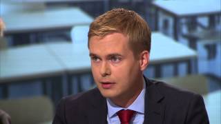 Gustav Fridolin MP pressas om lärarlönerna SVT [upl. by Einoj538]