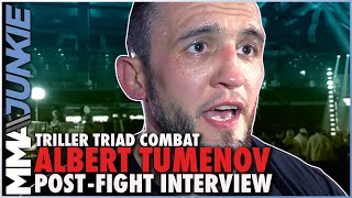 Best boxer in MMA Albert Tumenov pleads Dana White for UFC return after Triller Triad Combat [upl. by Kolnos823]