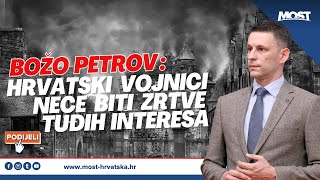 Petrov Zaštitimo hrvatske vojnike Most protiv slanja vojnika u Ukrajinu [upl. by Antoine]