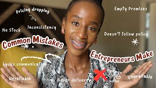 Common Mistakes Entrepreneurs Make MistakesToAvoidNewBusinessVentures [upl. by Seligman679]