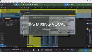 Tutorial MIXING VOCAL di Studio One 3 [upl. by Fredelia380]