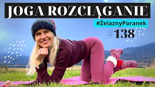 Joga rozciągająca 🧘  Stretching przed i po treningu  ŻelaznyPoranek 138  Ola Żelazo [upl. by Meijer]