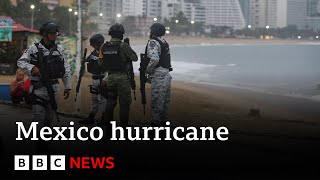 Hurricane Otis causes ‘chaos’ as it crashes into Mexico’s coast – BBC News [upl. by Hgielrac]