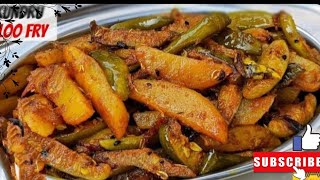 masaledar aloo kundru ki sabji aalu kundru ki bhujiya ki recipe [upl. by Ennovahs627]