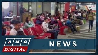 Filipino travelers return to Metro Manila after Christmas new year holidays  ANC [upl. by Mavis141]